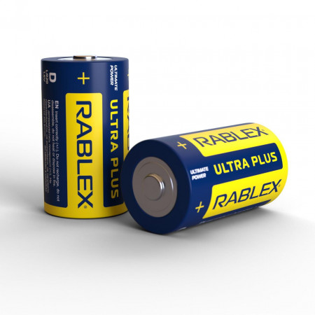 Батарейка Rablex LR20 ultra plus Алкалінова