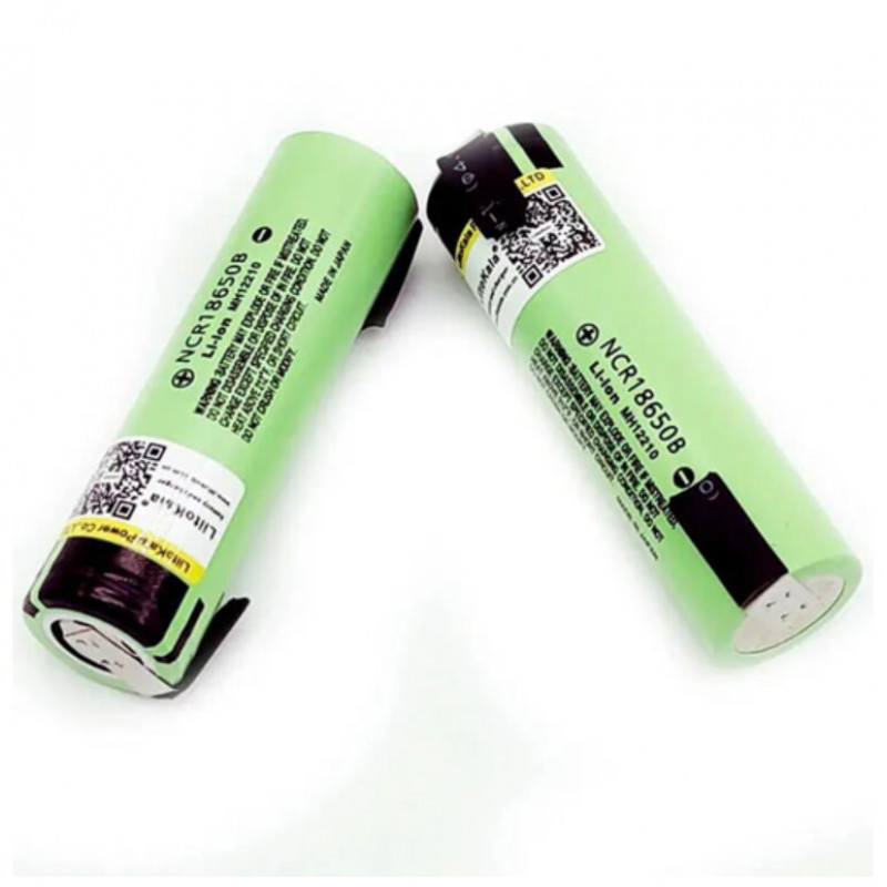 Акумулятор 18650, LiitoKala 34B-N, 3400mah, з контактами під пайку