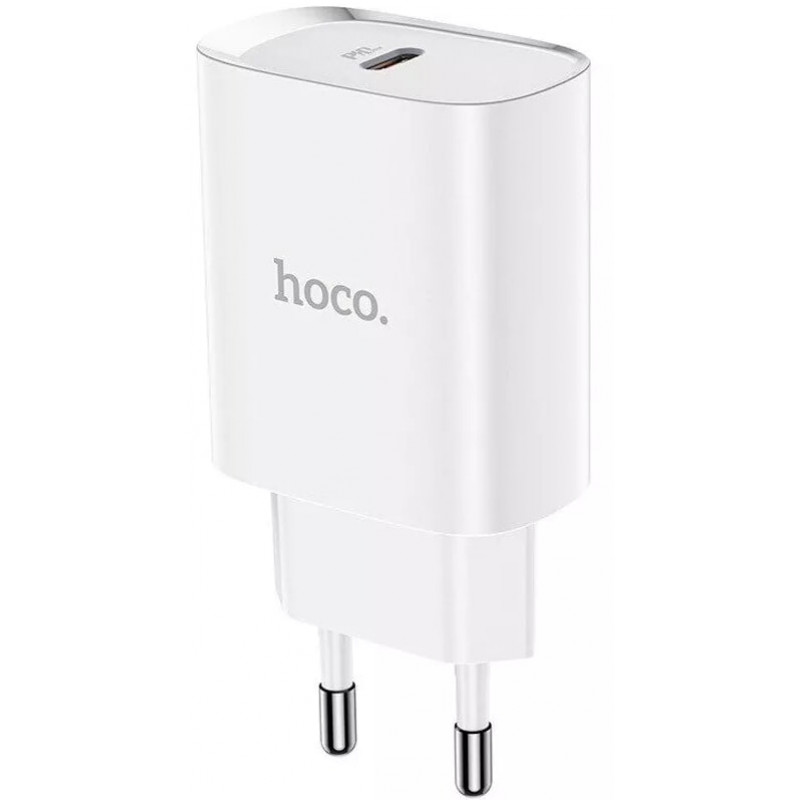 СЗУ Сетевое Зарядное Устройство Hoco N14, быстрая зарядка 20W, Type-C - Lightning