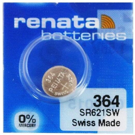 Батарейки-Таблетки Renata 364 / SR621/ 10шт. на блистере