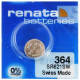Батарейки-Таблетки Renata 364 / SR621/ 10шт. на блистере