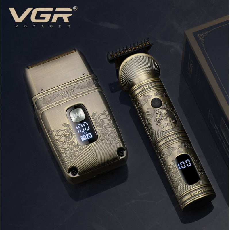Тример бороди та вусів VGR V-649