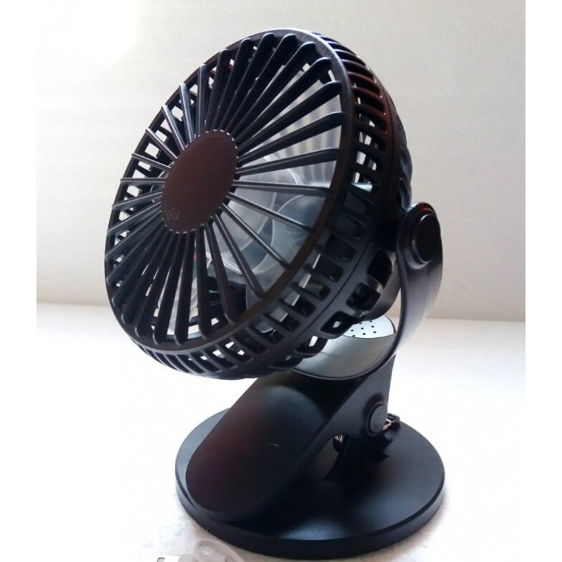 Вентилятор настольный USB SS-13 / Mini Fan XH-09/ аккум. на прищепке(WX6507)