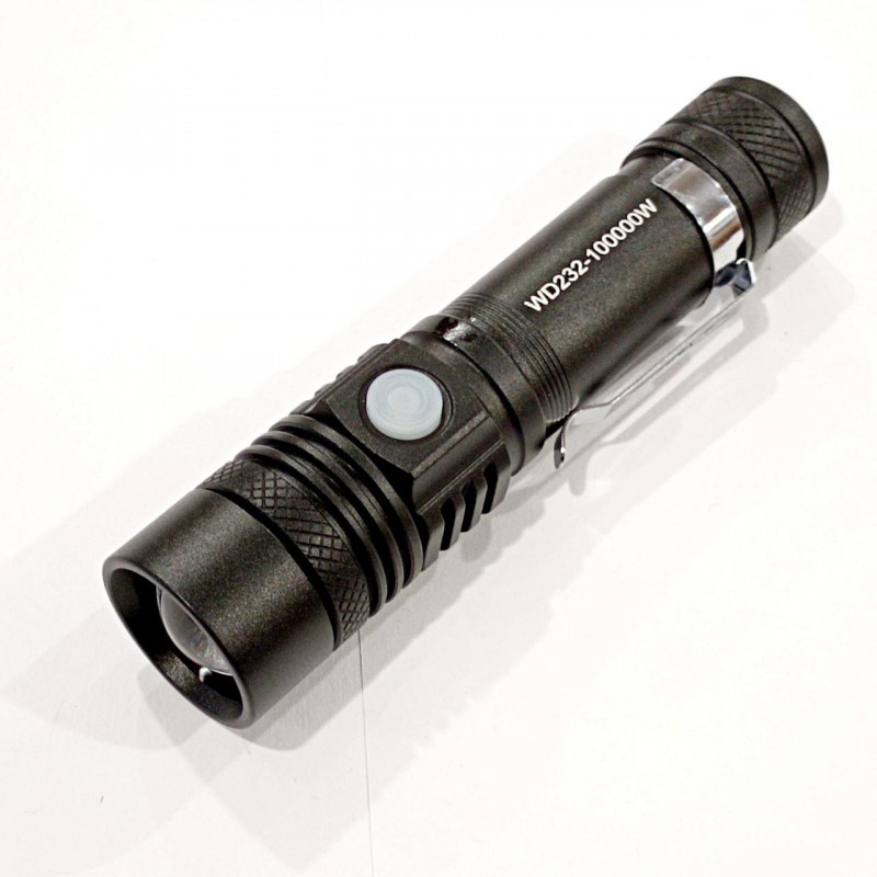 Ручний ліхтар Police WD232, Li-ion 18650, T6, Zoom, ЗУ USB