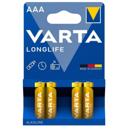 Батарейка Varta LR3/AAA Longlife Alkaline 4шт