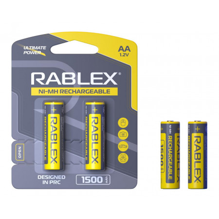 Акумулятор Rablex HR6/AA Ni-MH 1500mAh 1.2V 1 шт.