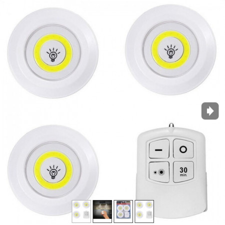 Фонарь для кемпинга BL-1012, LED, пульт, три лампы, два режима яркости, 7477, 4926