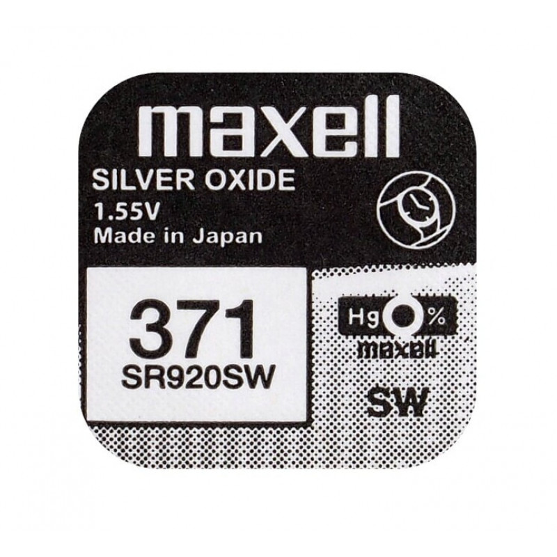 Батарейки-Таблетки Maxell 371 / AG6 /