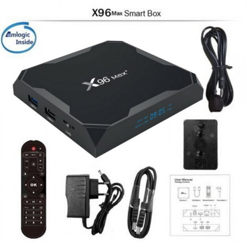 Смарт ТВ-приставка X96 MAX PLUS 2/16 S905X3 Андроид 11