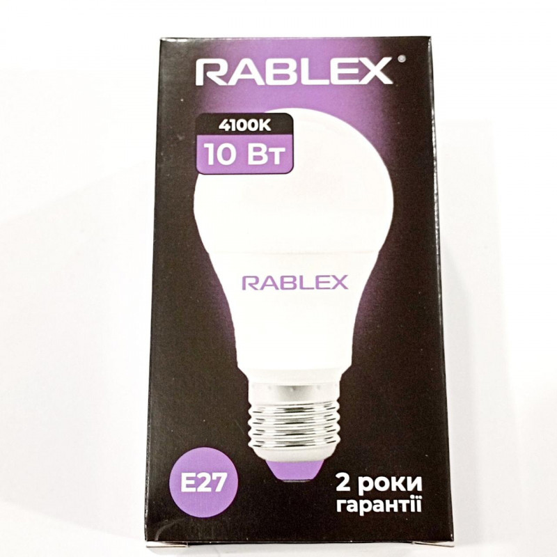 Светодиодная LED лампочка Rablex RB508/E27 / 10Вт/ 4100K