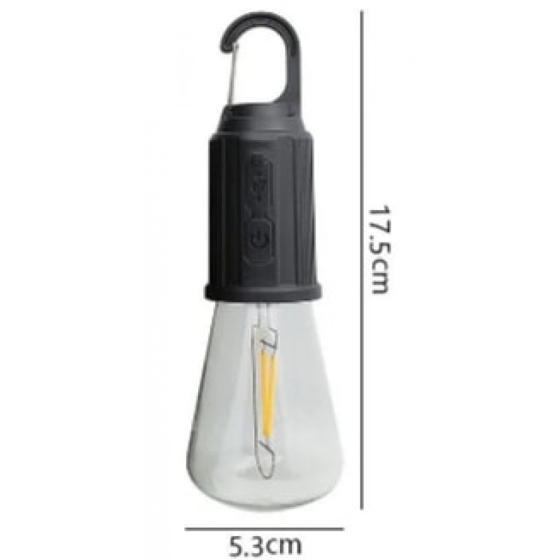 Фонарь для кемпинга LED-2 2W, аккумулятор, ЗУ Type-C,