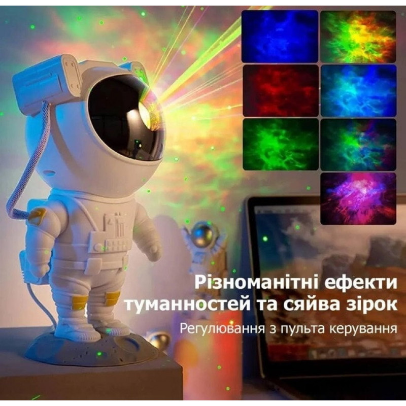 Ночник проектор XL-731 Astronaut, Night Light, 8628