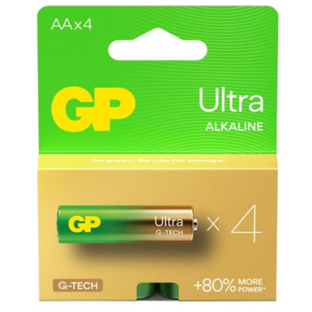 Батарейка GP Ultra LR6, AA, Alkaline