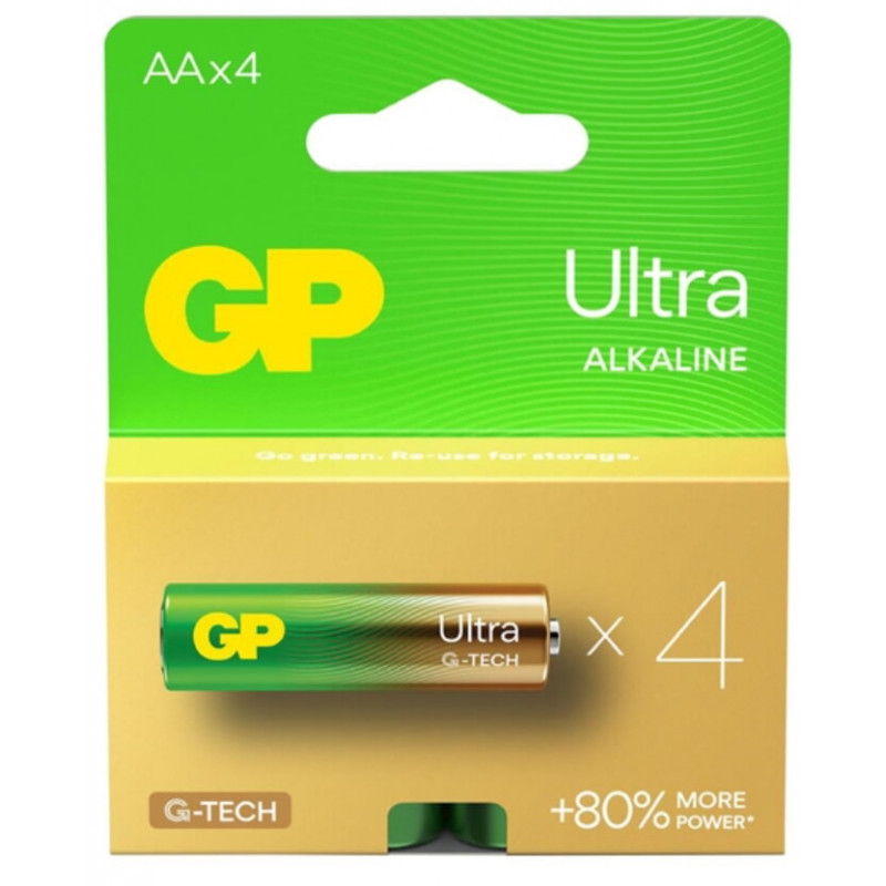Батарейка GP Ultra LR6, AA, Alkaline
