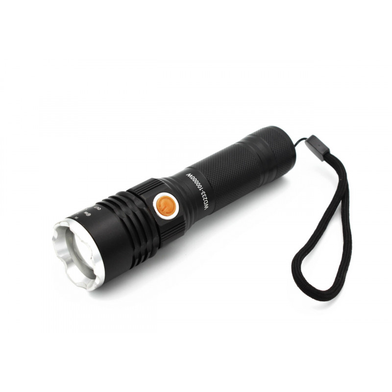 Ручний ліхтар Police RB233, Li-ion 18650, 1×T6, microUSB, 10000W