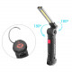 Ліхтар для кемпінгу W51-SMD+COB, Білий, Червоний, ЗУ microUSB, вбудований акум., магніт