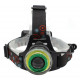 Налобный фонарь PL106, 2х18650, T6+Cob, Zoom
