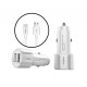 Автомобильное зарядное устройство USB x 2 MOXOM KC-15 Type-C
