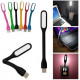 USB LED подсветка-лампа для ноутбука, повербанка гибкая / 2759 МИКС