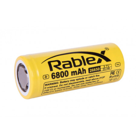 Аккумулятор Rablex 26650 6800mAh Li-ION 3.7v