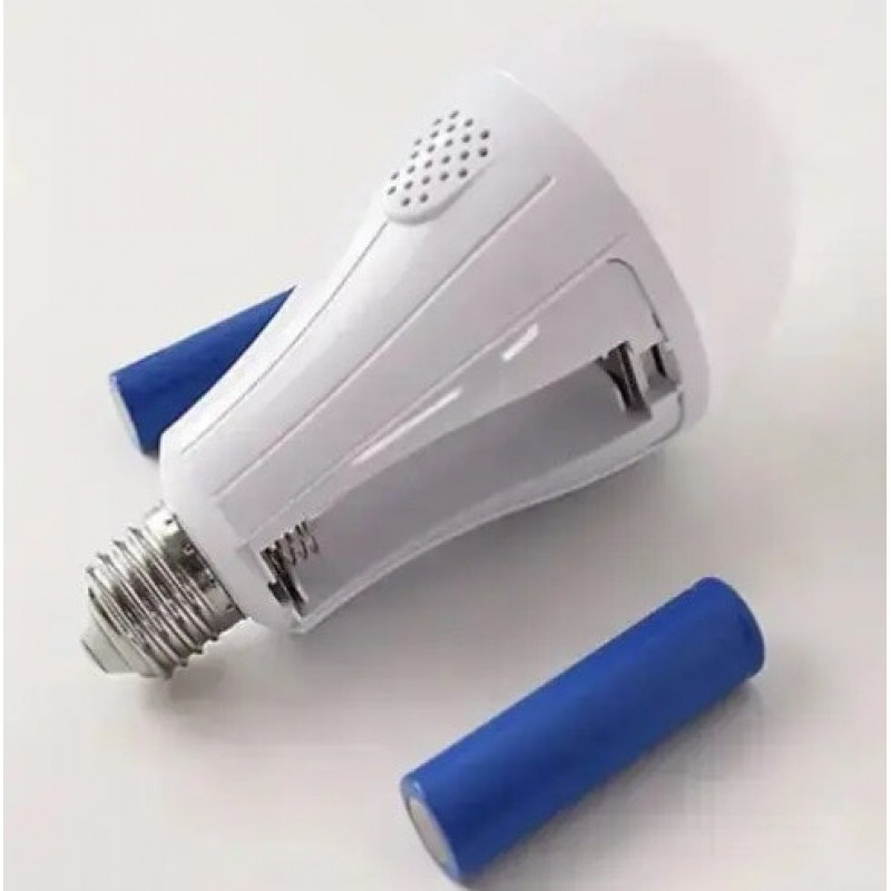 Лампа кемпинг в цоколь E27, 20W, 2x18650, AC/DC, 8440