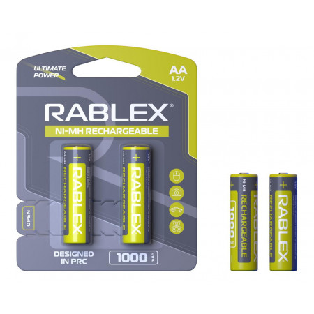 Акумулятор Rablex HR6/AA Ni-MH 1000mAh 1.2V 1 шт.