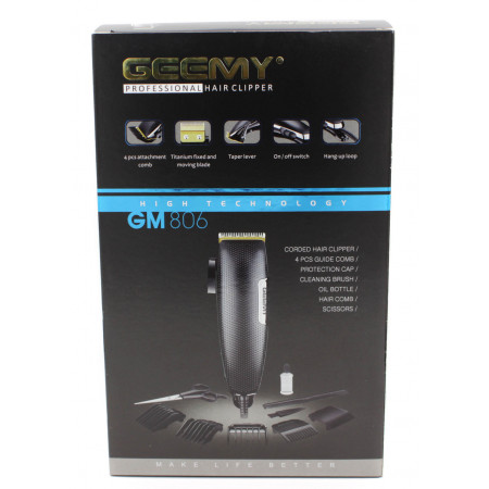 Профессиональная машинка для стрижки волос Geemy GM-806 9W