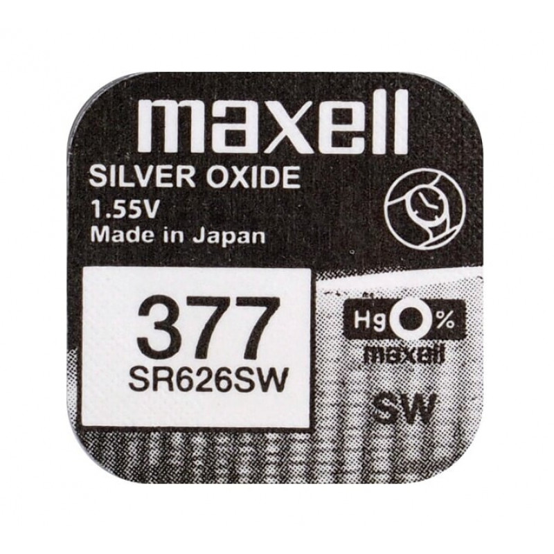 Батарейки-Таблетки Maxell 377 / AG4 /