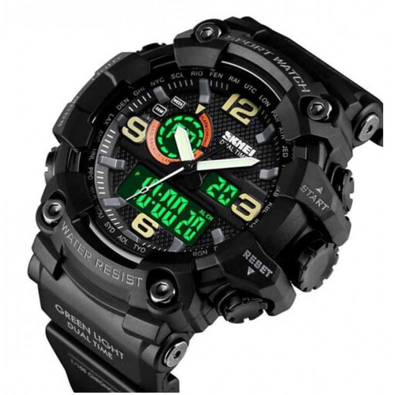 Часы наручные SKMEI 1520BK, BLACK, 9763