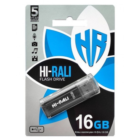 USB флеш накопитель Hi-Rali 16GB/ HI-16GBSTBK (Гарантия 3года)