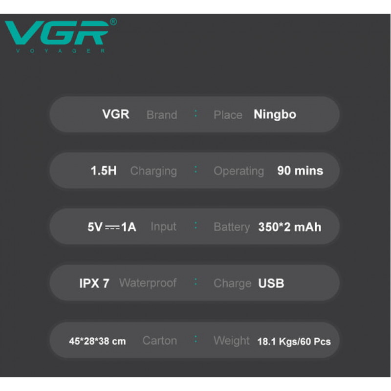 Электробритва VGR V-379