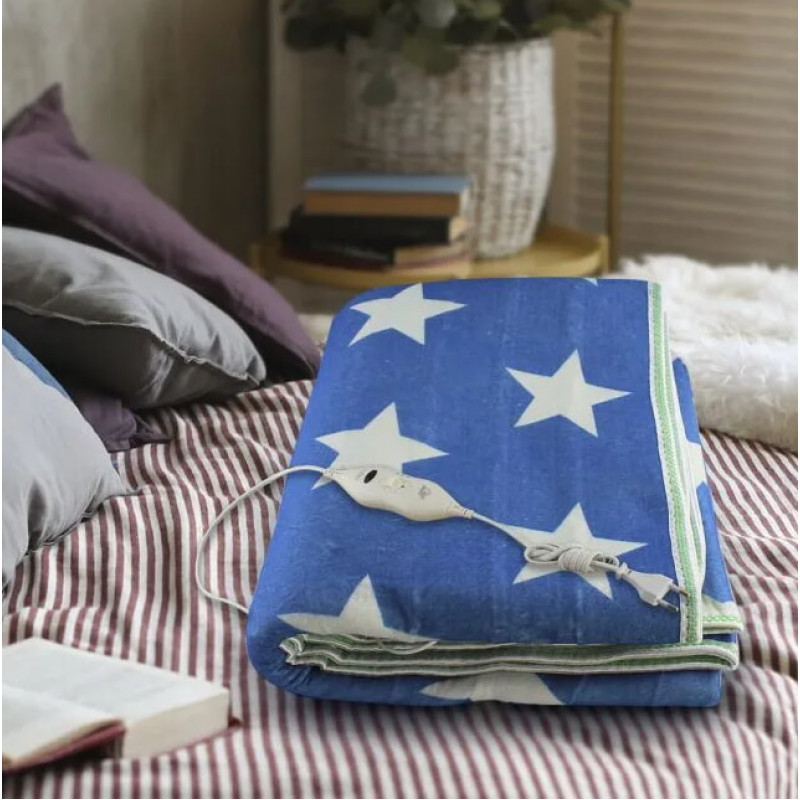 Електропростирадло electric blanket 150*180 біла зірка / 7421