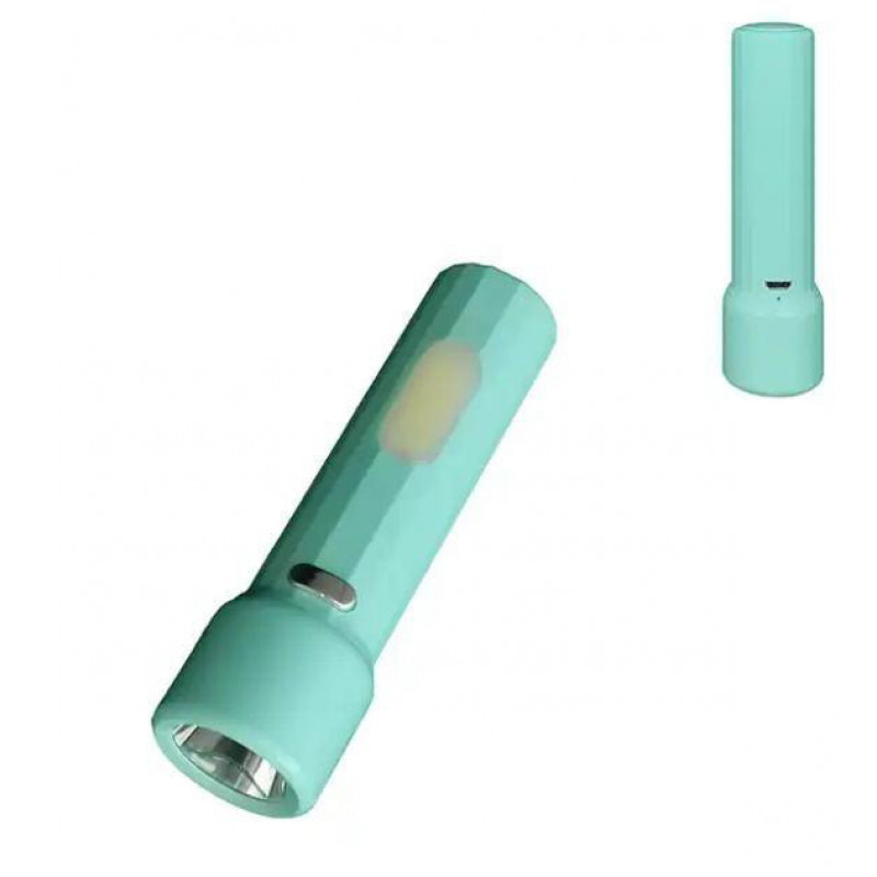 Ручний ліхтар Yajia YJ-8931C, Акумулятор, MicroUSB, 1LED+COB, бічне підсвічування