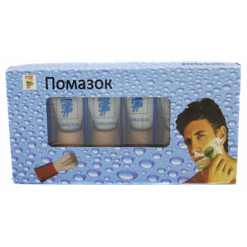 Помазок для бритья Евро Мост с деревянной ручкой