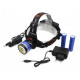 Налобный фонарь PL127, Акк., T6 LED, Zoom, автомобильная зарядка