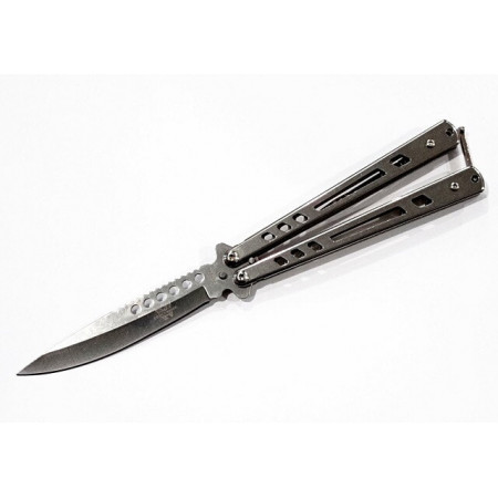 Ніж метелик A1004/ новий Silver