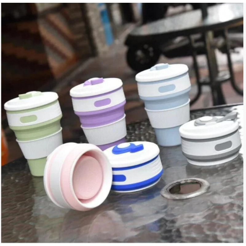 Розкладний стакан силіконовий (Silicon magic cup) 7194