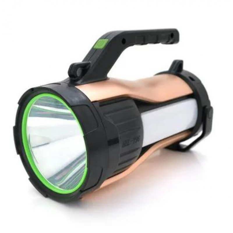 Ручной фонарь T96-LED+COB, Белый, Красный, powerbank, Li-Ion аккум, солн., батарея, ЗУmicroUSB