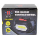 Налобный фонарь Bailong BL-203, LED+COB, аккумулятор, micro USB, 7568