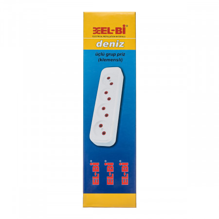 Колодка FL-BI на 4 розетки, 16А-220В