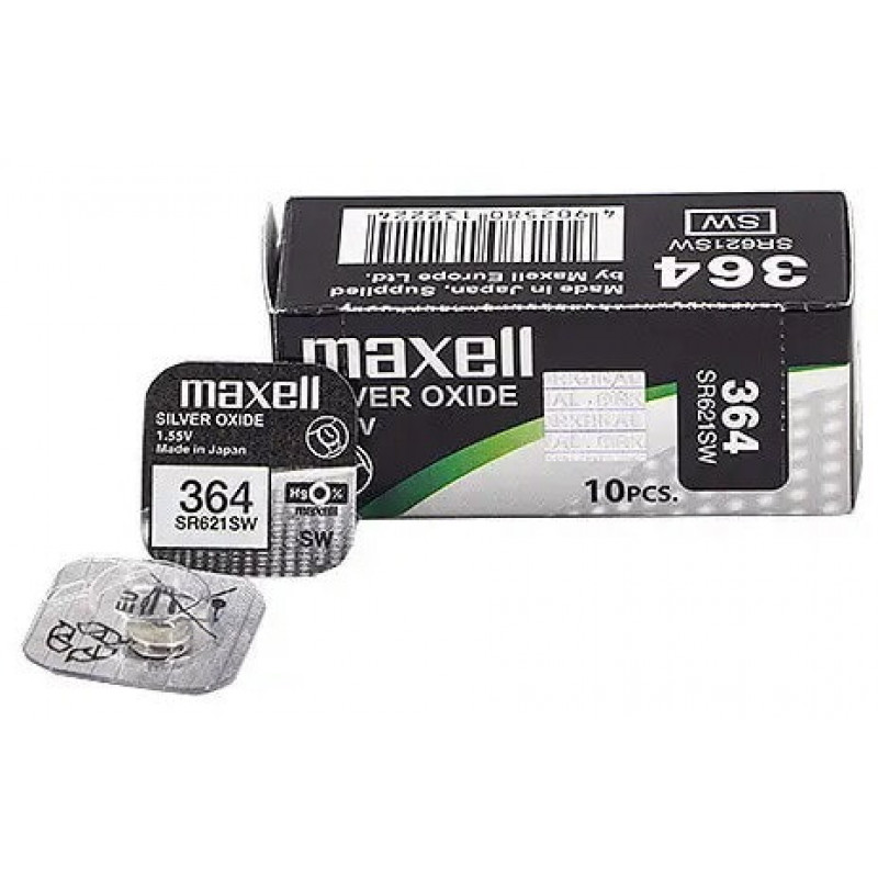 Батарейки-Таблетки Maxell 364 / AG1 /