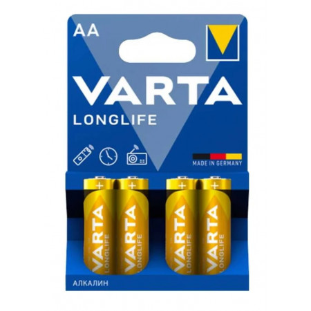 Батарейка Varta LR6/AA Longlife Alkaline 4шт