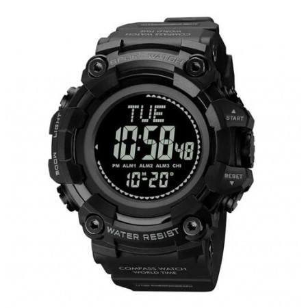 Часы наручные SKMEI 2037BK, BLACK, Compass, 10292