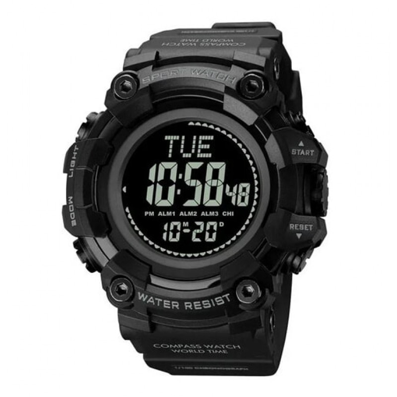 Часы наручные SKMEI 2037BK, BLACK, Compass, 10292