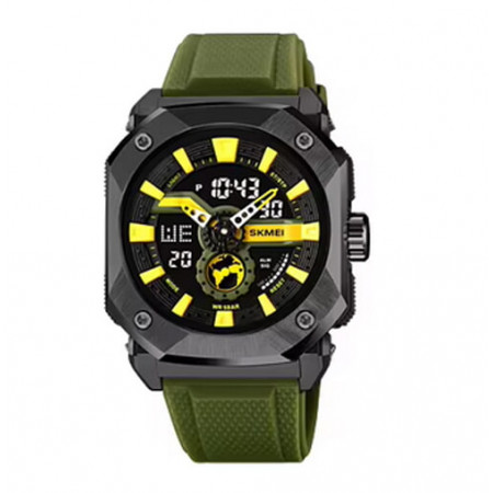 Часы наручные SKMEI 2272BKAG, BLACK-ARMY GREEN, 10655
