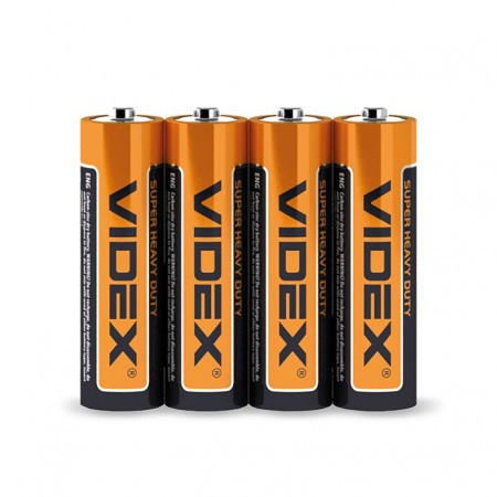 Батарейка Videx R6/AA / соляна / 60шт. в пачці