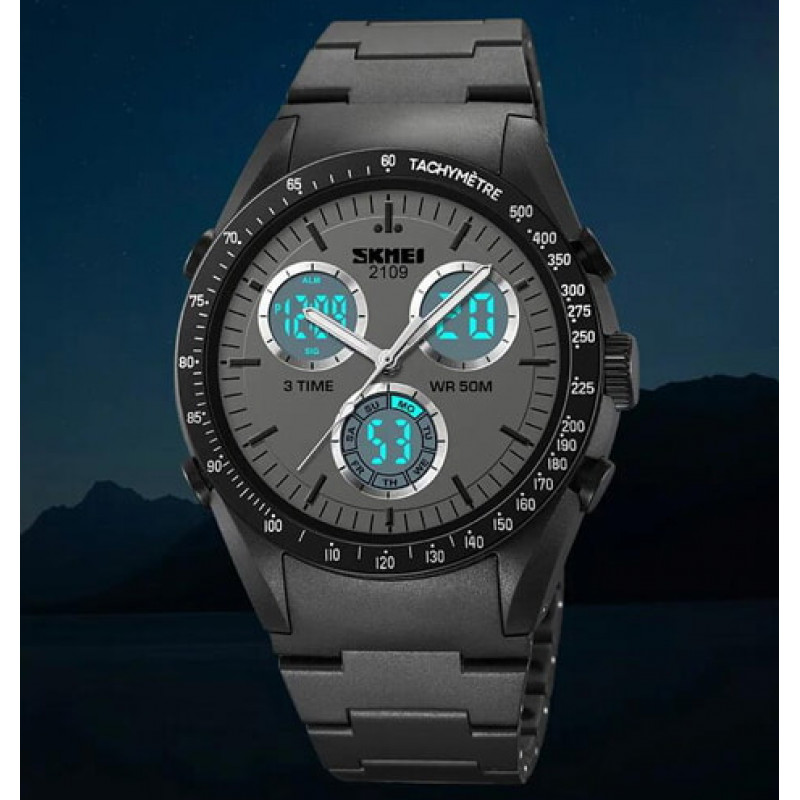 Часы наручные SKMEI 2109BK, BLACK, 10315