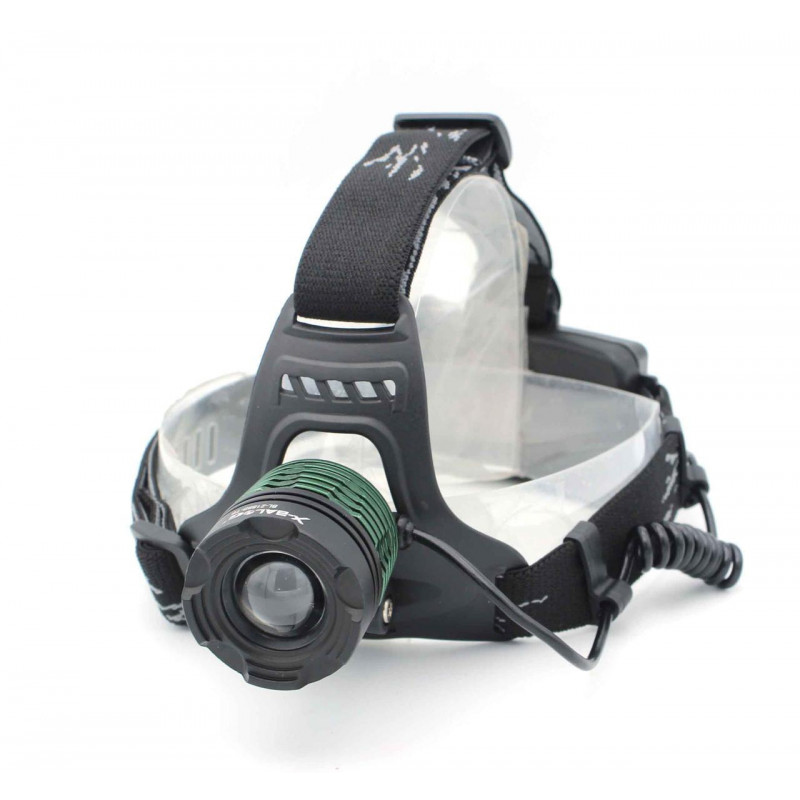 Налобный фонарь Bailong BL-2188-T6, RB101, T6, Zoom, MicroUSB