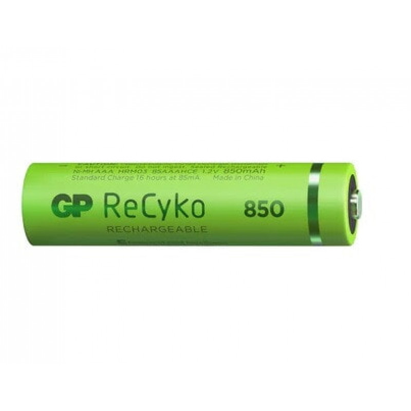 Акумулятор GP ReCyko+ /R3 AAA /Ni-MH/850mAh/ 1.2V 1 шт. (в упаковці 4 шт), блістер