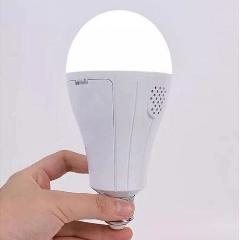 Лампа кемпинг в цоколь E27, 20W, 2x18650, AC/DC, 8440